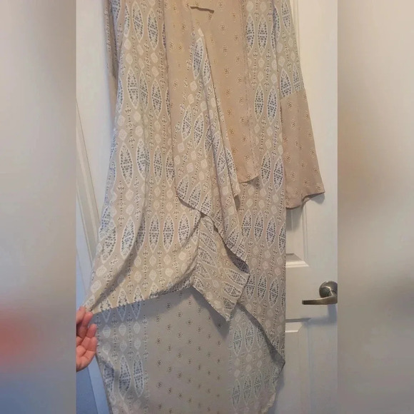 BCBGMaxAzria | Kyndal Dramatic High-Low Asymmetrical Tapestry Dress Size Small - Picture 9 of 14